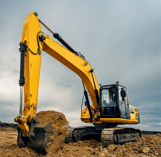 nwa-excavation-services photo of a power shovel doing excavation services in Northwest Arkansas