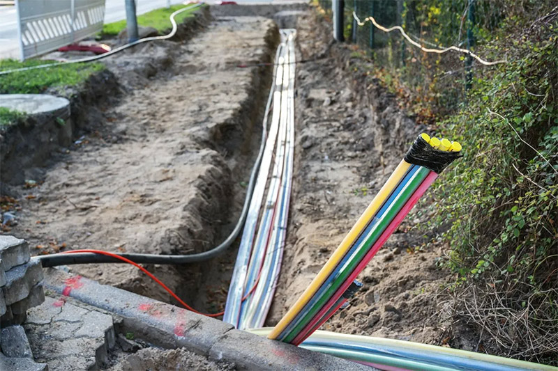 fiber optic cable trenching services in NWA