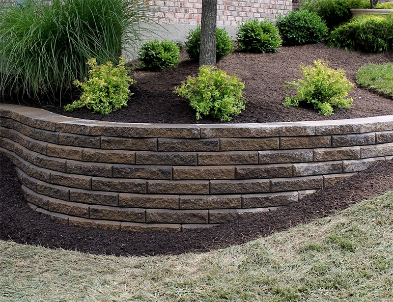 Photo of a professional Bella Vista retaining wall project