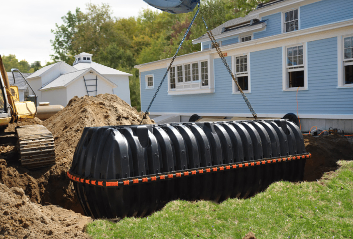 Septic tank installation for Northwest Arkansas